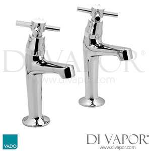 VADO VEC-156/CD-C/P Vecta High Neck Sink Pillar Taps - (Deck Mounted) Spare Parts