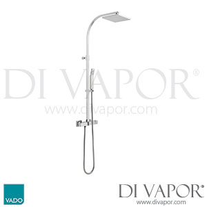 VADO VEL-149RRK-SQ-CP Adjustable Velo square thermostatic Shower Valve with integrated Diverter Spare Parts