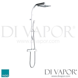 VADO VEL-149/RRKSQ/DIV-CP Velo square thermostatic Shower Valve with Diverter Spare Parts