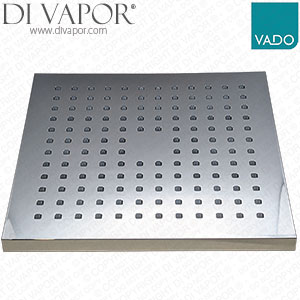 Vado Velo Universal Square Shower Head - 20cm x 20cm - Chrome