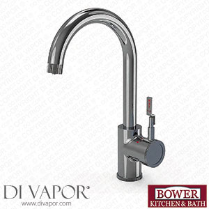 Bower VENISLCHR 3-in-1 Instant Boiling Water Tap - Industrial Single Lever Chrome Spare Parts