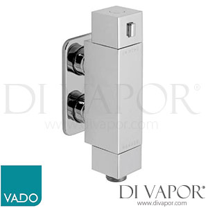 VADO VER-149/SQ-C/P Velo Chrome Wall Mounted Square Thermostatic Valve Spare Parts