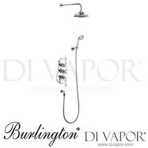 Burlington VF3S MED_V60 Severn Thermostatic Two Outlet Concealed Shower Valve Spare Parts