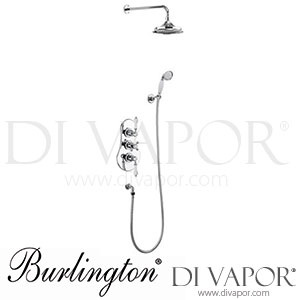 Burlington VF3S-V17 | VF3S+V17 Severn Thermostatic Two Outlet Concealed Shower Valve Spare Parts