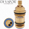 1/2" Ceramic Disc Cartridge - 51mm - 20 Spline - Anti-Clockwise Turn to Open - Half Turn