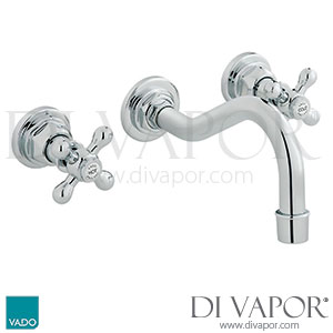 VADO VIC-109/CD-C/P Victoriana 3 Hole Basin Tap Mixer Wall Mounted Spare Parts
