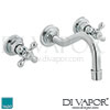 VADO Victoriana 3 Hole Basin Tap Mixer Wall Mounted Spare Parts