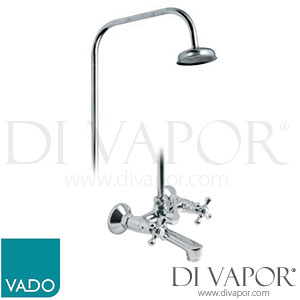 VADO VIC-121/R/CD-A/G Victoriana Bath Shower Mixer with Rigid Riser - Gold - Spare Parts