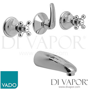 VADO VIC-124-C/P Victoriana Concealed 2 Way Bath Shower Mixer Spare Parts