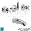 VADO Victoriana 2 Way Bath Shower Mixer Spare Parts