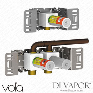 Vola Two-Handle Build-in Mixer for High Flow, Including Separate Outlet Socket (2700) Spare Parts