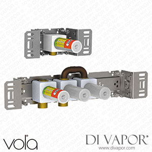 Vola Double Valve with Fixed Outlet Socket and One Separate Outlet Socket (2800) Spare Parts