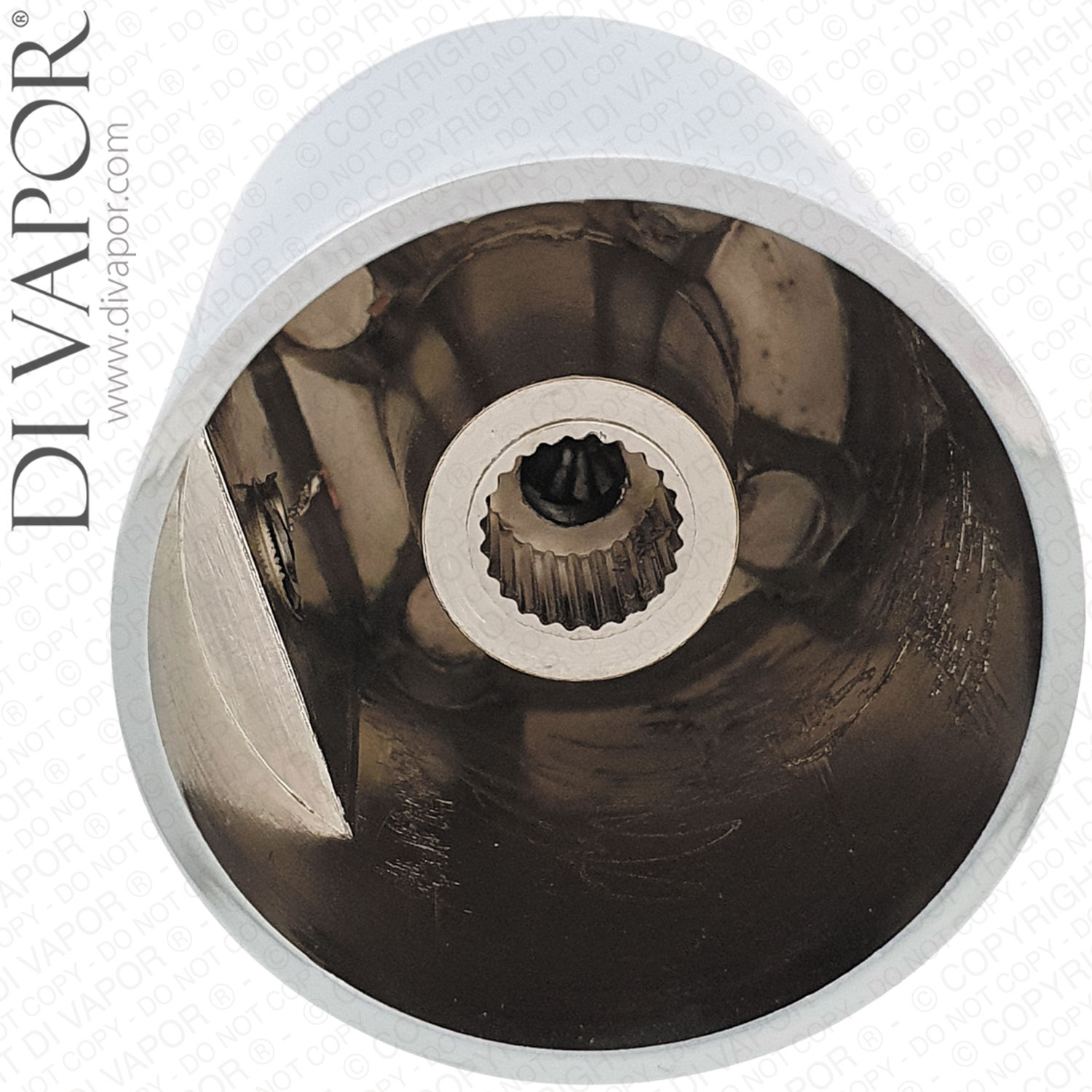 35mm Diameter 24 Spline Valve Control Handle Chrome