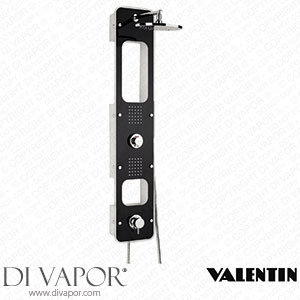 Valentin 506300 000 74 I-Deco Lux Shower Panel Black/Chrome Spare Parts