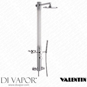 Valentin 525500 000 00 I-Deco Ozone Shower Column with Thermostat White/Chrome Spare Parts