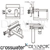 Crosswater VO121WNC Diagram