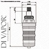 Thermostatic Cartridge for Victoria Plumb Concealed and Exposed Shower Valves