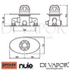 Premier Nuie Exposed Sequential Valve Dimension