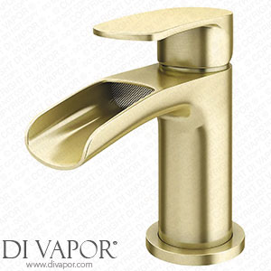 Victorian Plumbing Valencia Brushed Brass Waterfall Basin Mixer Tap + Waste - VWFT1BB Spare Parts