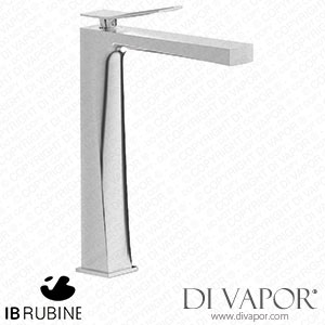 IB Rubinetti WA202SS Wave Tall Monohole Washbasin Mixer Complete with Drain Spare Parts