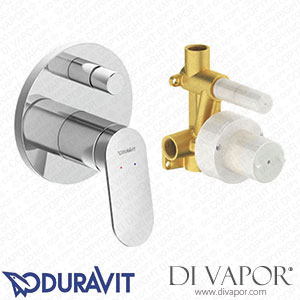 Duravit Wave Single Lever Concealed Bath Mixer WA4210008010 West One Bathrooms Spare Parts