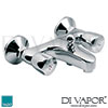 VADO Warwick 2 Hole Bath Shower Mixer Wall Mounted without Kit Spare Parts
