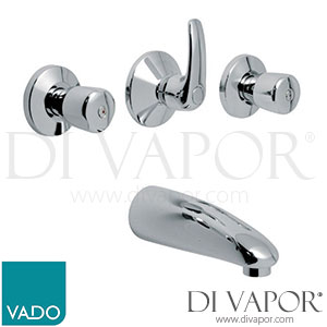 VADO WAR-224-C/P Warwick Wall Mounted Concealed 2 Way Bath Shower Mixer Spare Parts