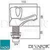 VADO WAR-236CD-CP Spare Parts Diagram
