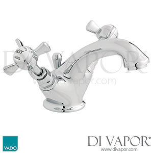 VADO WEN-100-C/P Wentworth Mono Basin Tap Mixer Deck Mounted with Pop-up Waste Spare Parts