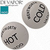 Vado WEN-INDICE-PR Indices for Wentworth Taps (Pair) High Dome