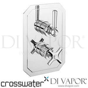 Crosswater WF1000RC_CLV Waldorf 1000 Thermostatic Valve Trim with Volume Control and Metal Lever Shower Spare Parts