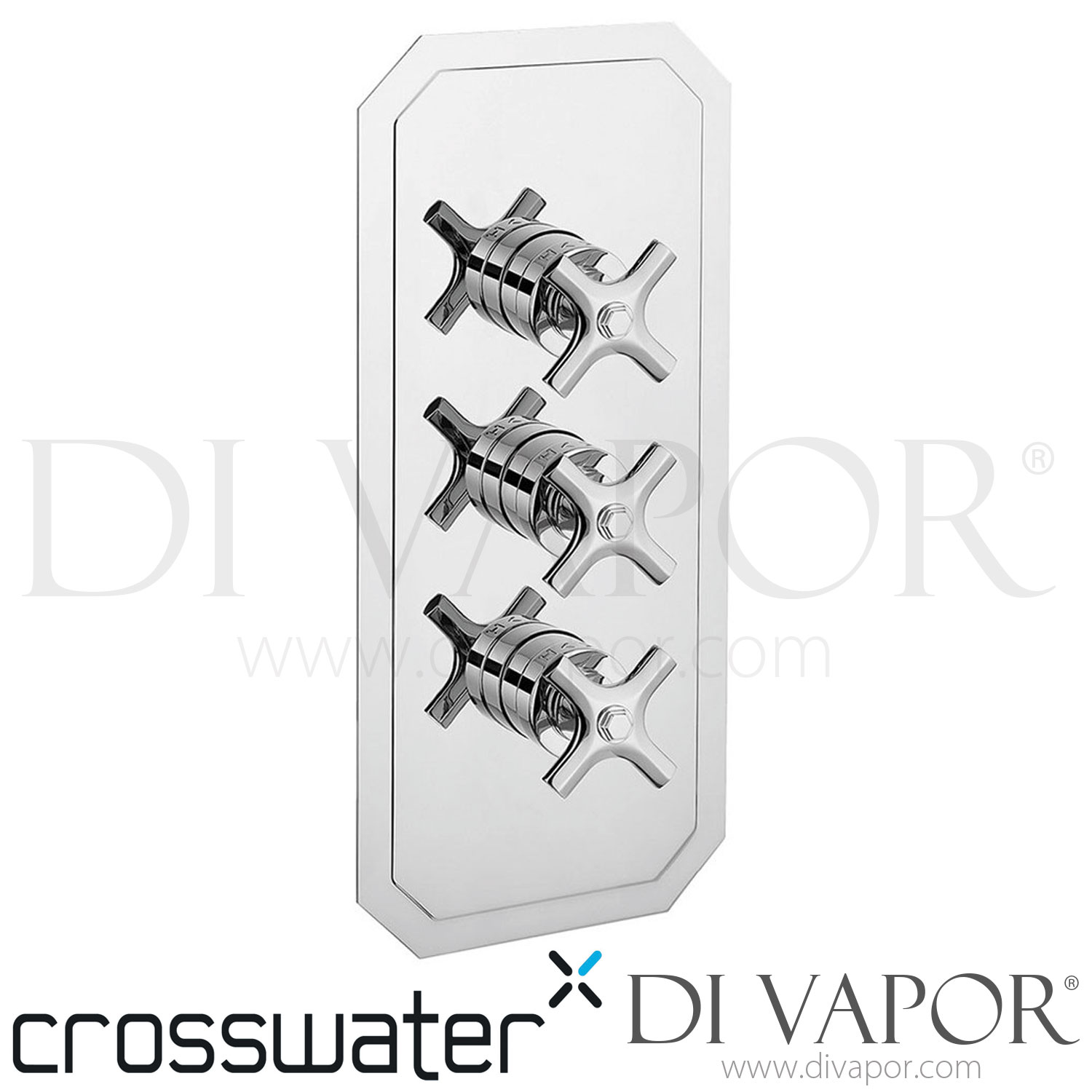Crosswater WF3000RC+ Waldorf Crosshead 3000 Thermostatic Shower Valve with 3 Way Diverter Spare Parts