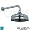 VADO Traditional 200mm Round Shower head Shower arm Spare Parts