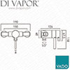 VADO Exposed Mini Concentric Shower Valve HALF Spares