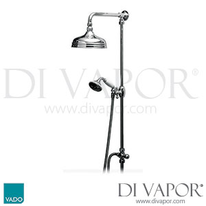 VADO WG-26204A-C/P Traditional Rigid Riser Kit with 200mm 8