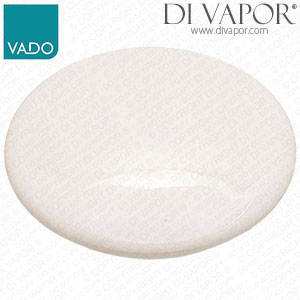Vado WG-395-CAP/RO-WHT White Ceramic Round Plug to Suit WG-395-C/P