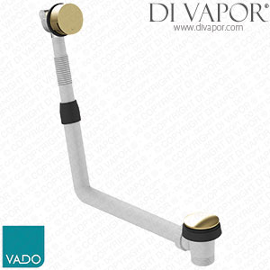 Vado WG-81389-SBR Bath Waste and Overflow Set Brushed Brass