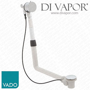 Vado Pop-Ip Bath Filler with Water & Over Flow - WG-81552A-CP (Chrome)