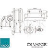 VADO WG-CELBOX149SPB-CP Spare Parts Diagram