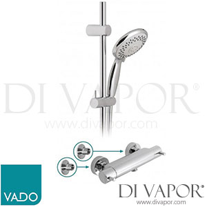 VADO WG-CELBOX149/SP/B-C/P Celsius Wall Mounted Exposed Thermostatic Shower Valve Kit Spare Parts