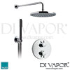 VADO Rigid Riser Kit 200mm 8 Shower head Shower Handset Diverter Spare Parts