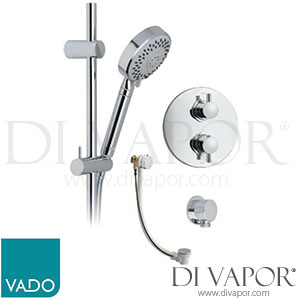 VADO WG-CELBOXRO/41/NP-C/P Celsius Concealed Thermostatic Shower Valve and Kit Spare Parts