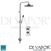 VADO Celsius Square Concealed Shower Spare Parts