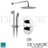 VADO Life Oval Concealed 2 Outlet Shower Valve Spare Parts