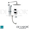 VADO Life Oval Concealed 3 Outlet Shower Valve Spare Parts