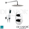 VADO Life Oval Concealed 2 Outlet Shower Spare Parts