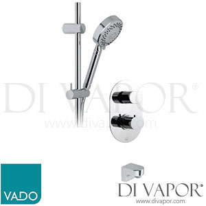 VADO WG-LIFBOX/NP-C/P Life Concealed 2 Handle Thermostatic Shower Valve with Kit Spare Parts