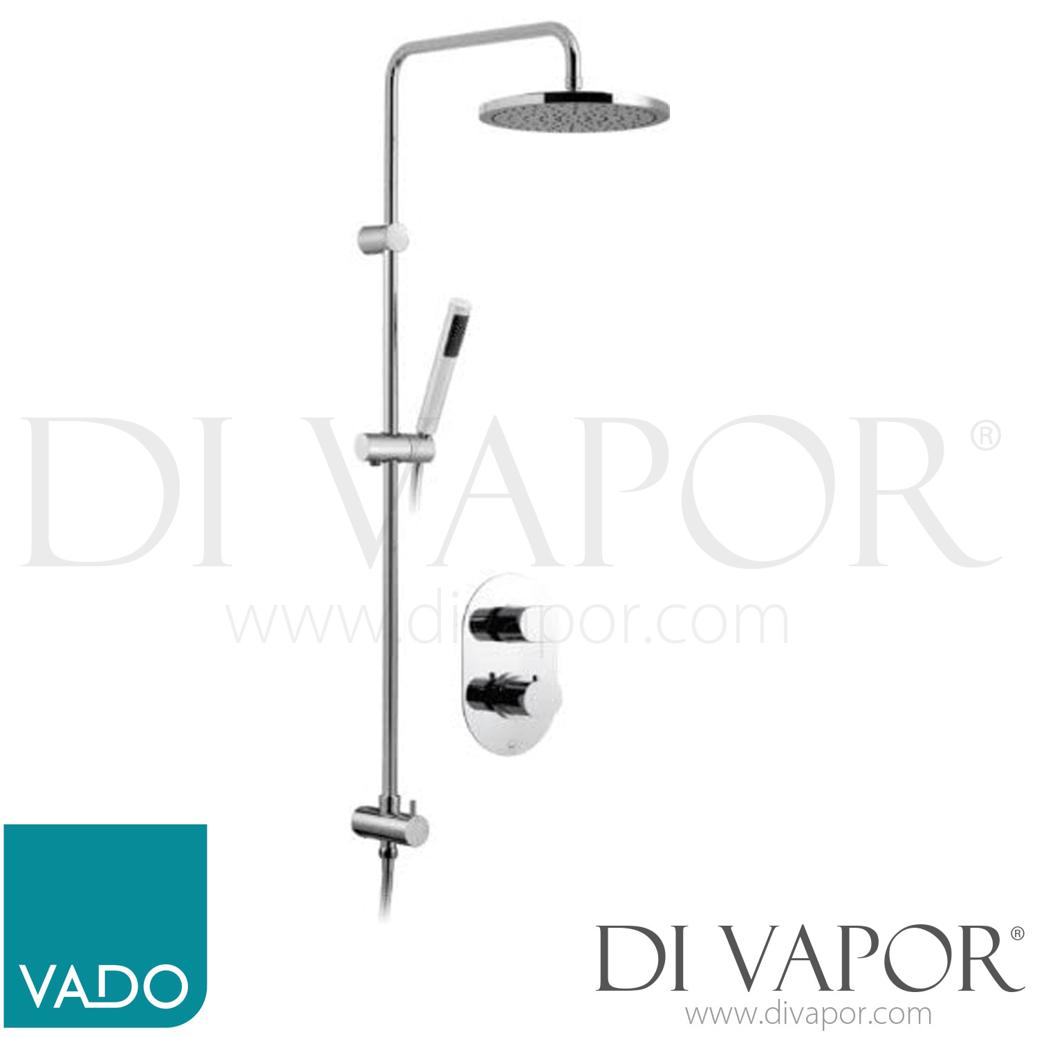 VADO WGLIFBOX/RRKC/P Life Concealed Thermostatic Valve Shower Spare Parts