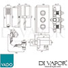 VADO WG-NOTBOX12841V-CP Spare Parts Diagram