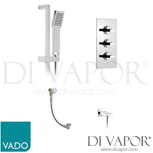 VADO WG-NOTBOX128/41/V-C/P Notion Concealed 3 Outlet Thermostatic Shower Valve Spare Parts